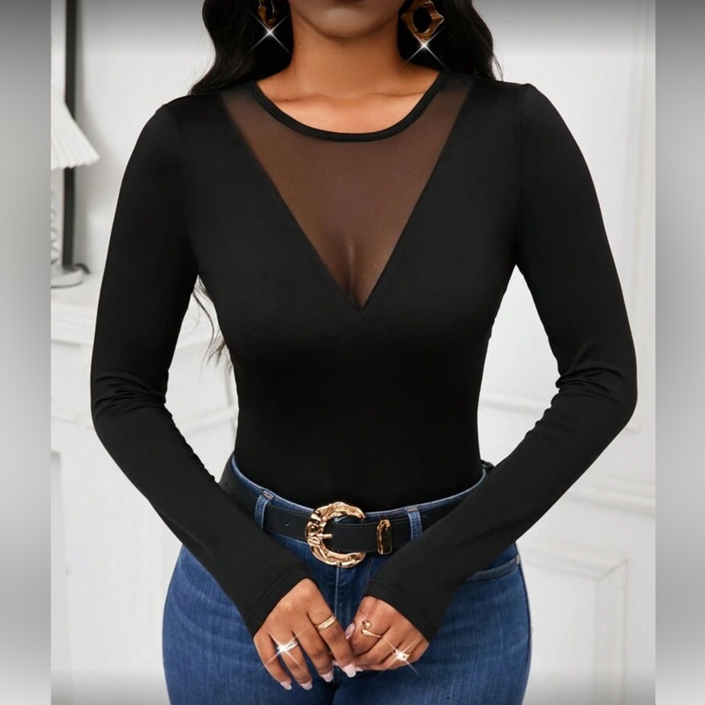 Elegant Rec Long Sleeve Top